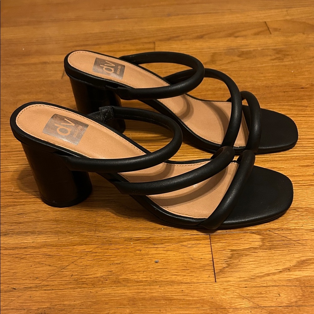 Dolce Vita Black Strappy Heels